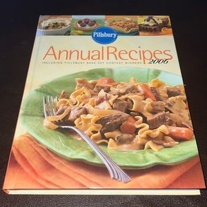 Pillsbury annual recipes, 2006 recipe book cookbook, vintage cookbook, book